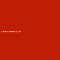 Kleine Beton-Bank