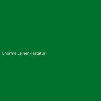 Enorme Leinen-Tastatur