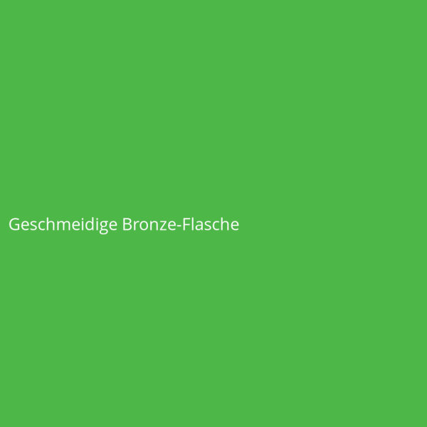 Geschmeidige Bronze-Flasche