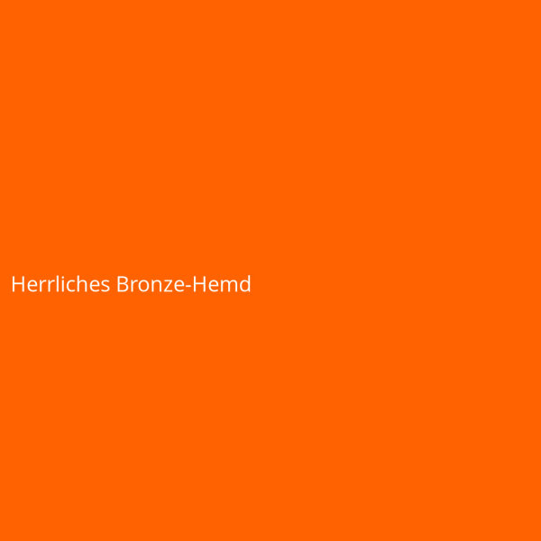 Herrliches Bronze-Hemd