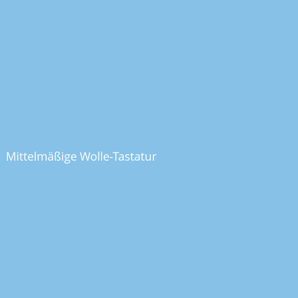 Mittelmäßige Wolle-Tastatur