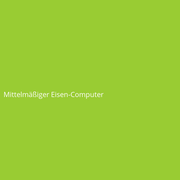 Mittelmäßiger Eisen-Computer